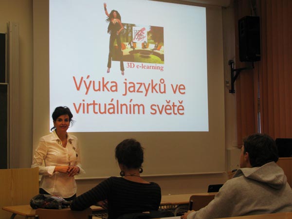 Přednáška jazykové školy jazz-com na ekonomické fakultě