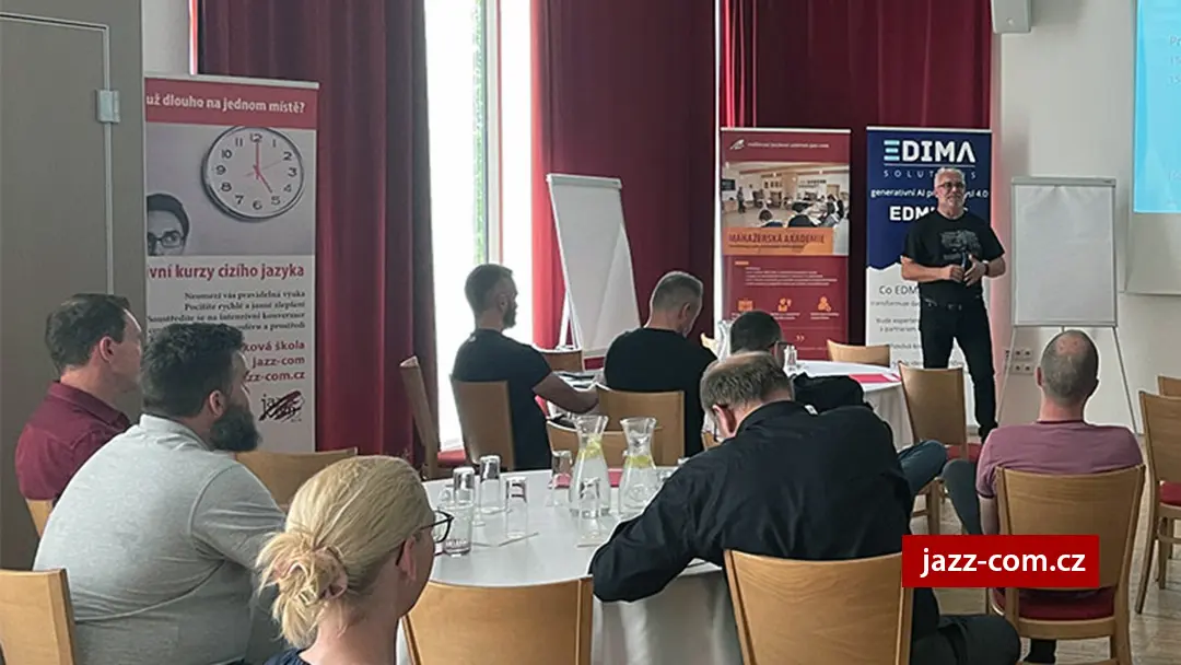 Čtyři konferenční workshopy. Jeden den. Praktická AI pro firmy.